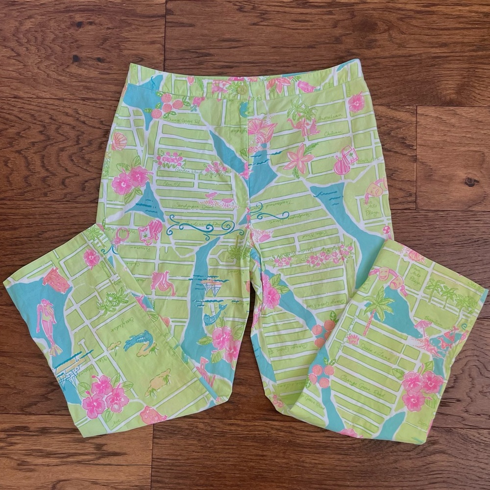 Vintage Lilly Pulitzer capri pants 6